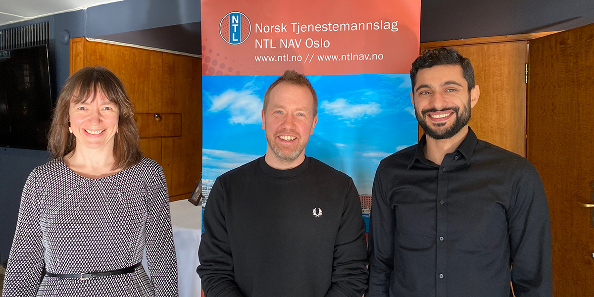 Bilde av Ingerid Marie Utvik, Jonas Bals og Ali Bashari.