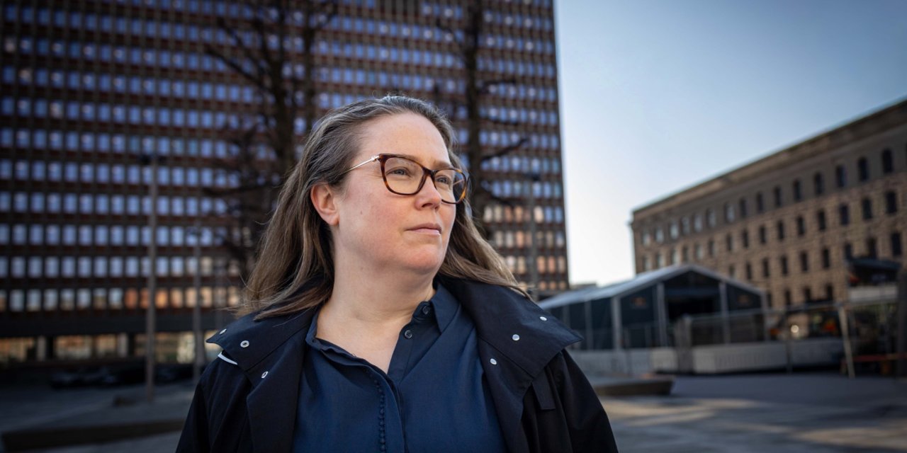 NTLs forbundsleder Kjersti Barsok mener budsjettforslaget har godt av en rødgrønn penn.