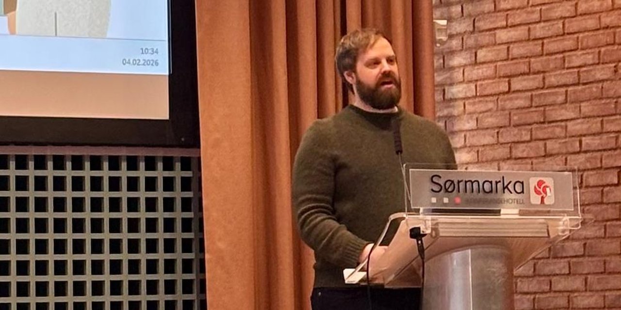 Torgeir Homme på talerstolen