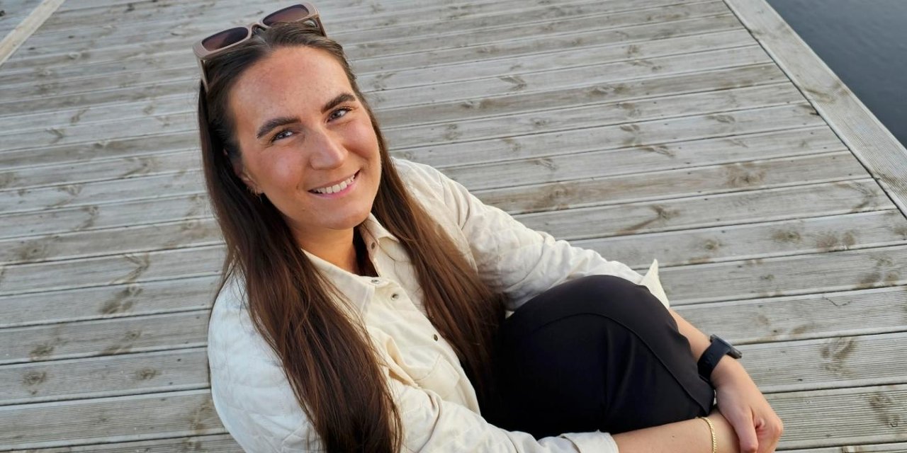 Eirin Larsen på kaia