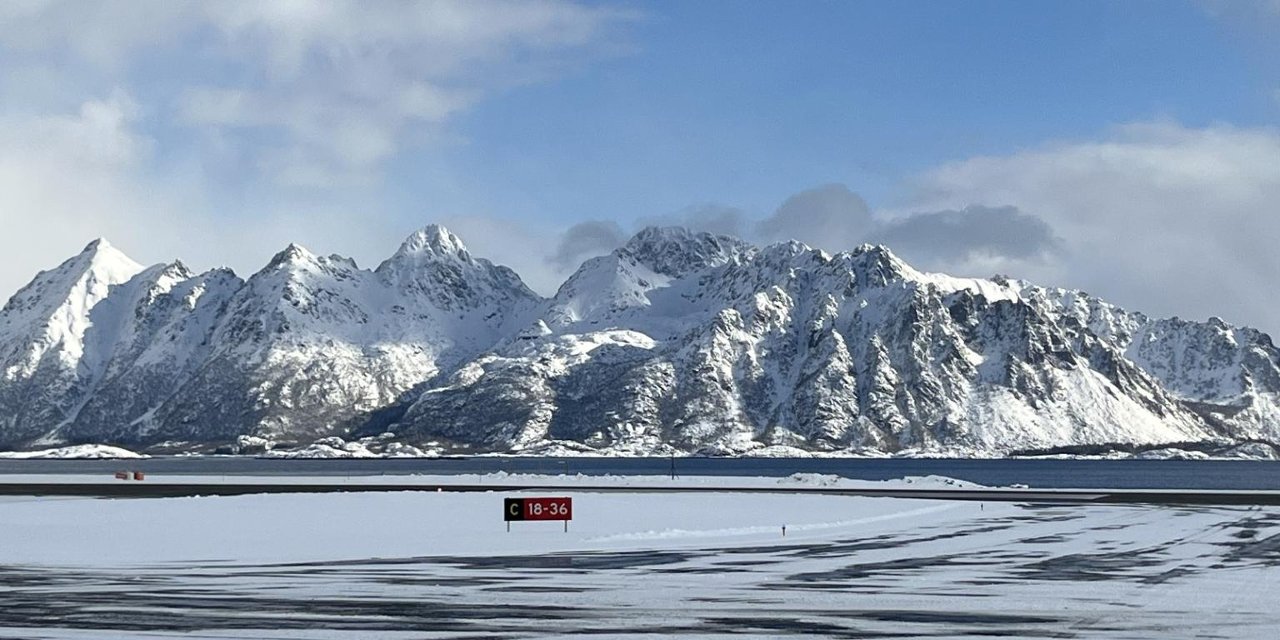 Utsikt Svolvær lufthavn