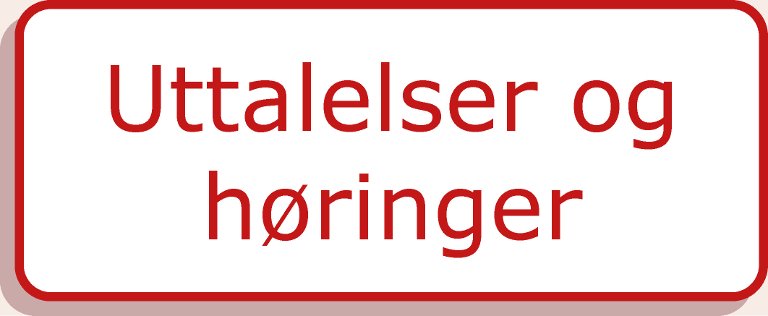 Uttalelser og høringer